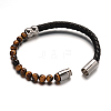 Leather Cord Bracelets BJEW-E273-02H-2