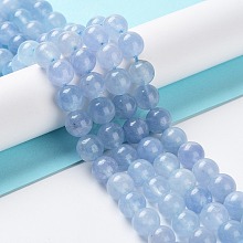 Dyed Natural Malaysia Jade Beads Strands X-G-G021-02B-07