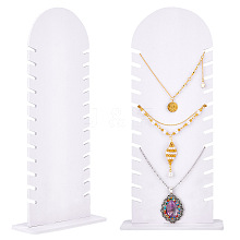 Wood Foldable Necklace Display Stands NDIS-WH0010-10