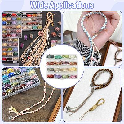 16 Rolls 16 Colors Hand Rubbed Cotton Thread Sets ST-CJ0042-001-1