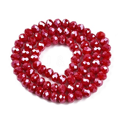Electroplate Glass Beads Strands LS-EGLA-A044-P6mm-A15-1