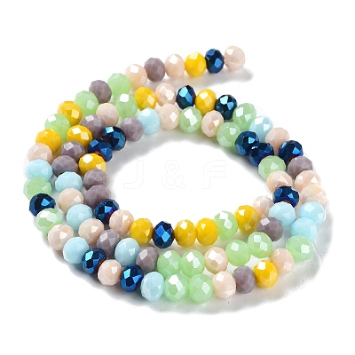 Glass Beads Strands EGLA-A034-M6mm-32-1