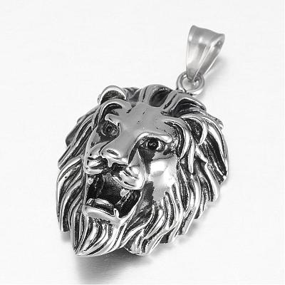 316 Surgical Stainless Steel Pendants STAS-P039-106AS-1