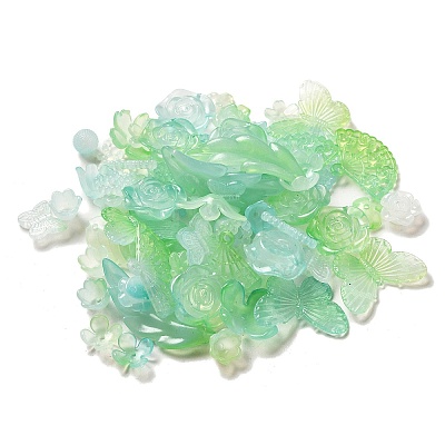 Imitation Jelly Acrylic Beads OACR-H039-02H-1