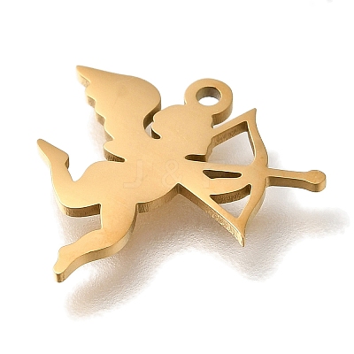201 Stainless Steel Pendants STAS-R136-12G-1