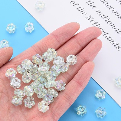 Transparent Acrylic Beads MACR-S373-06-C06-1