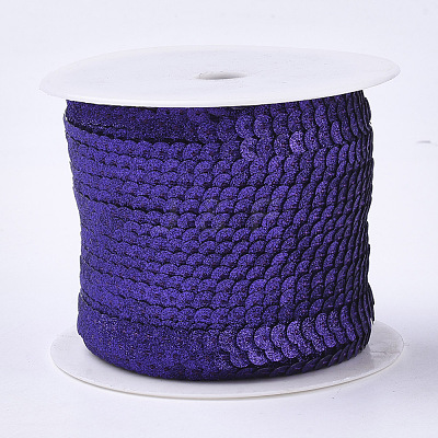 Ornament Accessories Plastic Paillette Bead Strands PVC-T006-02B-1