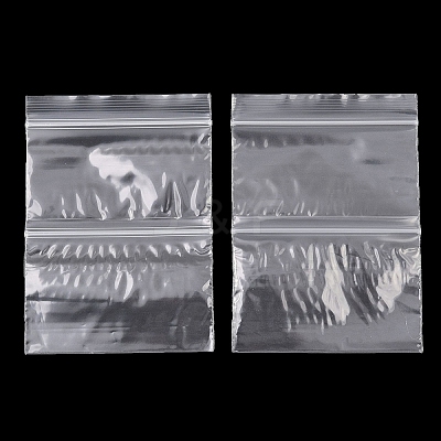 Transparent PE Packaging Resealable Bags ABAG-L019-01B-1