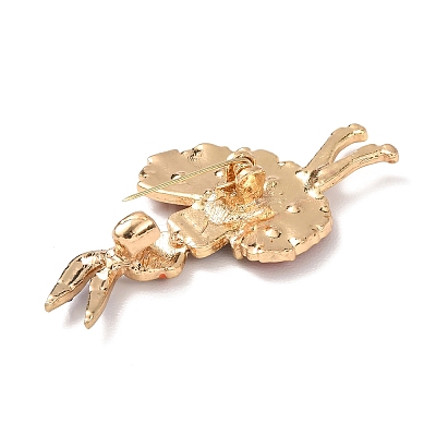 Ballerina Bunny Enamel Pins JEWB-F045-04G-01-1