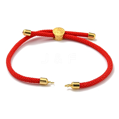 Nylon Cords Bracelet Makings Fit for Connector Charms LS-AJEW-P116-01G-11-1