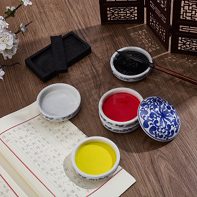 5Pcs Porcelain Brush Holder OFST-WH0816-009-1