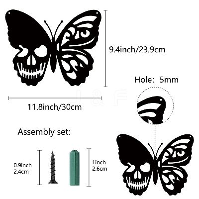 Iron Hanging Ornaments AJEW-WH0286-001-1