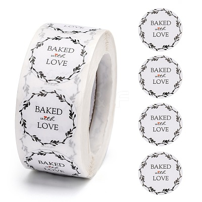 Baked with Love Stickers DIY-E023-07G-1