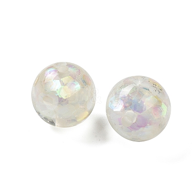 Transparent Resin with Paillette Beads RESI-G110-02A-1