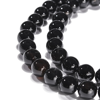 Natural Onyx Beads Strands G-G390-8mm-01-1