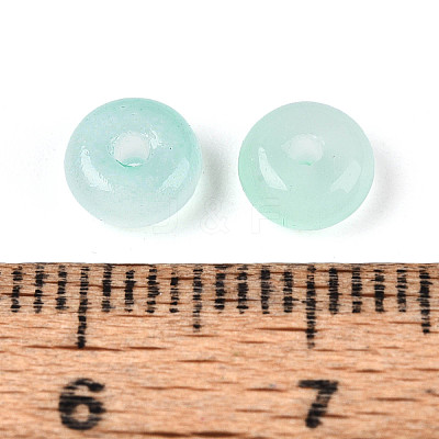 Baking Paint Imitation Jade Glass Beads DGLA-C005-A01-3x6mm-04-1