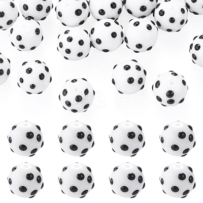 20Pcs Handmade Bumpy Lampwork Beads LAMP-TA0002-54-1