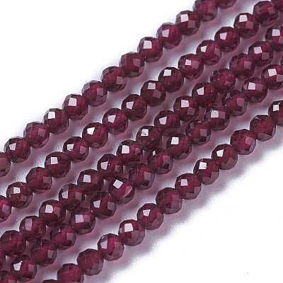 Natural Garnet Beads Strands G-F596-03-3mm-1