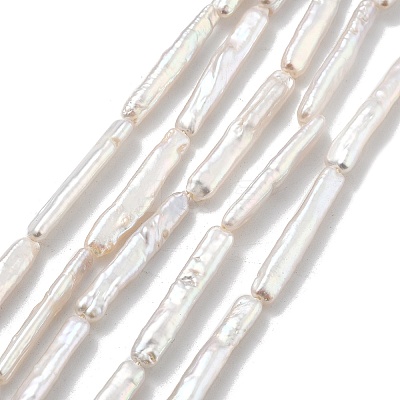 Natural Baroque Keshi Pearl Beads Strands PEAR-P064-05A-03A-1