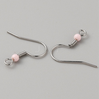 304 Stainless Steel Earring Hooks LS-STAS-WH0027-64P-01-1
