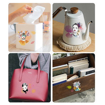 3 Sheets 3 Styles PVC Waterproof Decorative Stickers DIY-WH0404-567-1