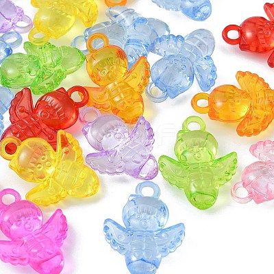 50g Transparent Acrylic Pendants TACR-YW0001-69-1
