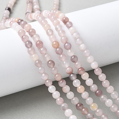 Natural Violet Strawberry Quartz Beads Strands G-P530-B02-01-1