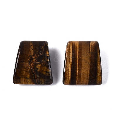Natural Tiger Eye Pendants G-G602-07J-1