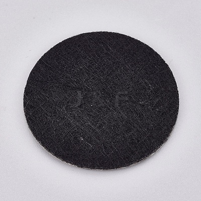 Self-adhesive Felt Fabric Circles X-DIY-WH0167-67D-1