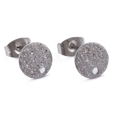 Non-Tarnish 304 Stainless Steel Stud Earring Findings STAS-Z021-A-01P-1