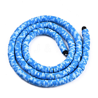 Handmade Polymer Clay Beads Strands CLAY-R067-3.5-5.0mm-M1-1
