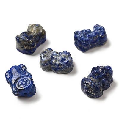 Natural Lapis Lazuli Carved Beads G-P550-12-1