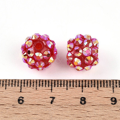AB-Color Resin Rhinestone Beads RESI-S315-10x12-08-1
