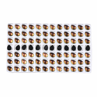 Translucent K9 Glass Cabochons GGLA-Q084-002B-1