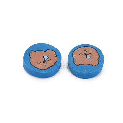 Handmade Polymer Clay Cabochons CLAY-N006-115-1
