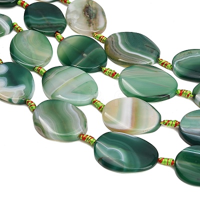Natural Banded Agate Beads Strands GG-CBAE0EB-05-1