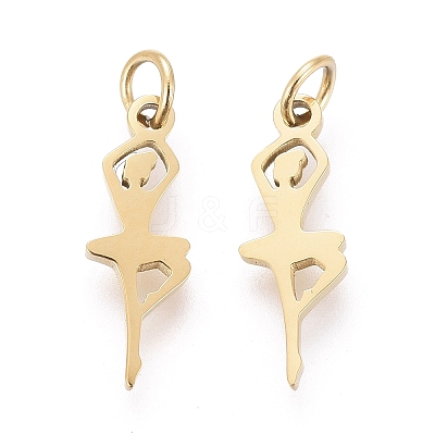 Ion Plating(IP) 304 Stainless Steel Pendants X-STAS-H100-23G-B-1