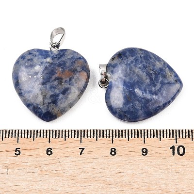 Natural Sodalite Pendants G-G956-B39-FF-1