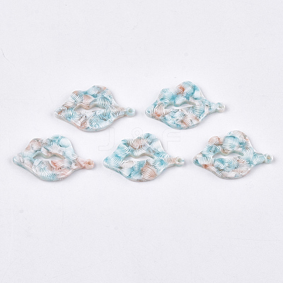 Cellulose Acetate(Resin) Pendants X-KY-T008-22A-1