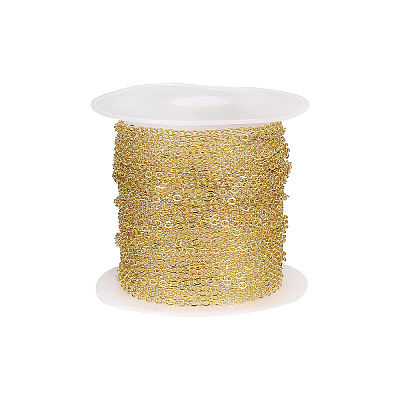 Brass Coated Iron Cable Chains CH-CJ0001-02G-1