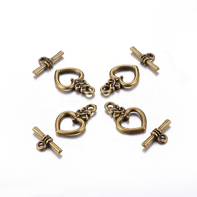Tibetan Style Toggle Clasps MLF1526Y-NF-1