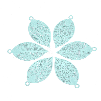 430 Stainless Steel Filigree Pendants X-STAS-S108-01C-1
