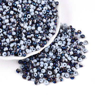 6/0 Half Plated Glass Beads SEED-N008-04D-1