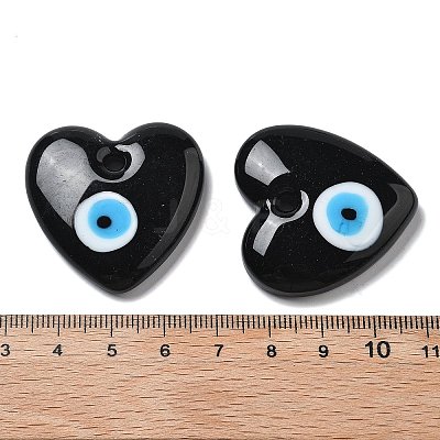 Handmade Evil Eye Lampwork Pendants LAMP-F035-11D-1