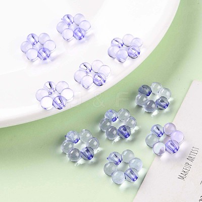 Transparent Acrylic Bead Frames TACR-S153-01A-47-1