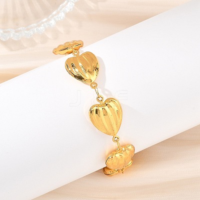 304 Stainless Steel Link Chain Bracelets for Women BJEW-JB13856-1