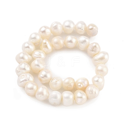 Natural Cultured Freshwater Pearl Beads Strands PEAR-C003-12B-1