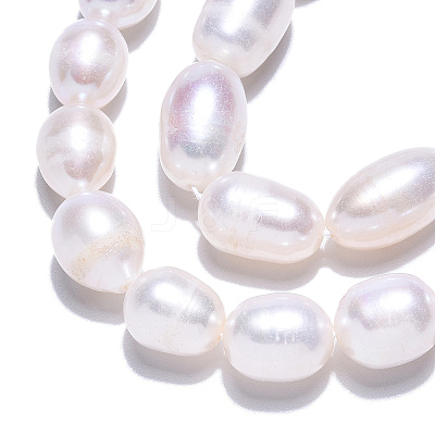 Natural Cultured Freshwater Pearl Beads Strands PEAR-N012-08O-1
