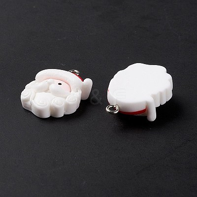 Christmas Theme Opaque Resin Pendants LS-X-FIND-E025-14-1