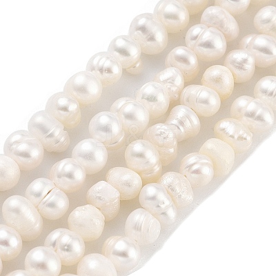 Natural Cultured Freshwater Pearl Beads Strands PEAR-C003-08B-1